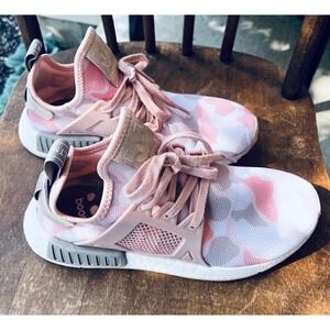 Women's Adidas NMD XR1 Sneakers, Pink Duck Camo, Size 8